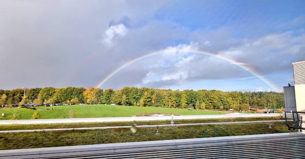 Lovely full rainbow at Pembury today 

<a href="/MTWnhs/">Maidstone and Tunbridge Wells NHS Trust</a>