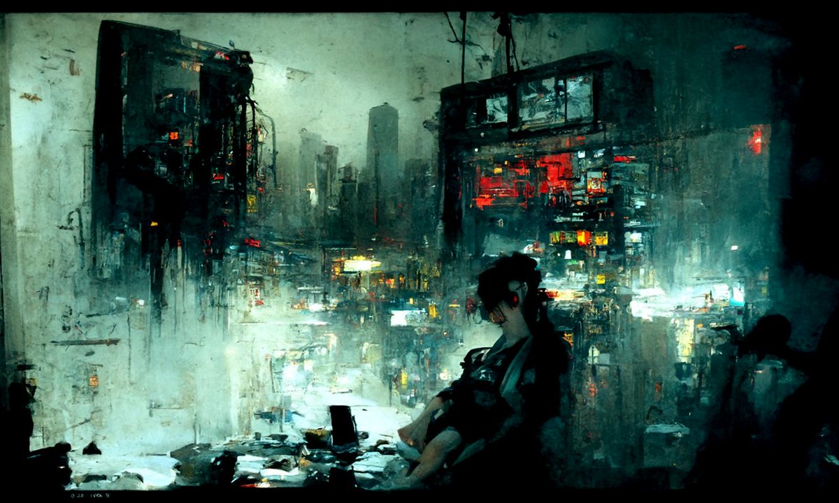 SkyhookArchives's tweet photo. oil painting style #AIart 

#scifi #scifiart #aesthetic #oilpainting https://t.co/IB6ccp0JGl