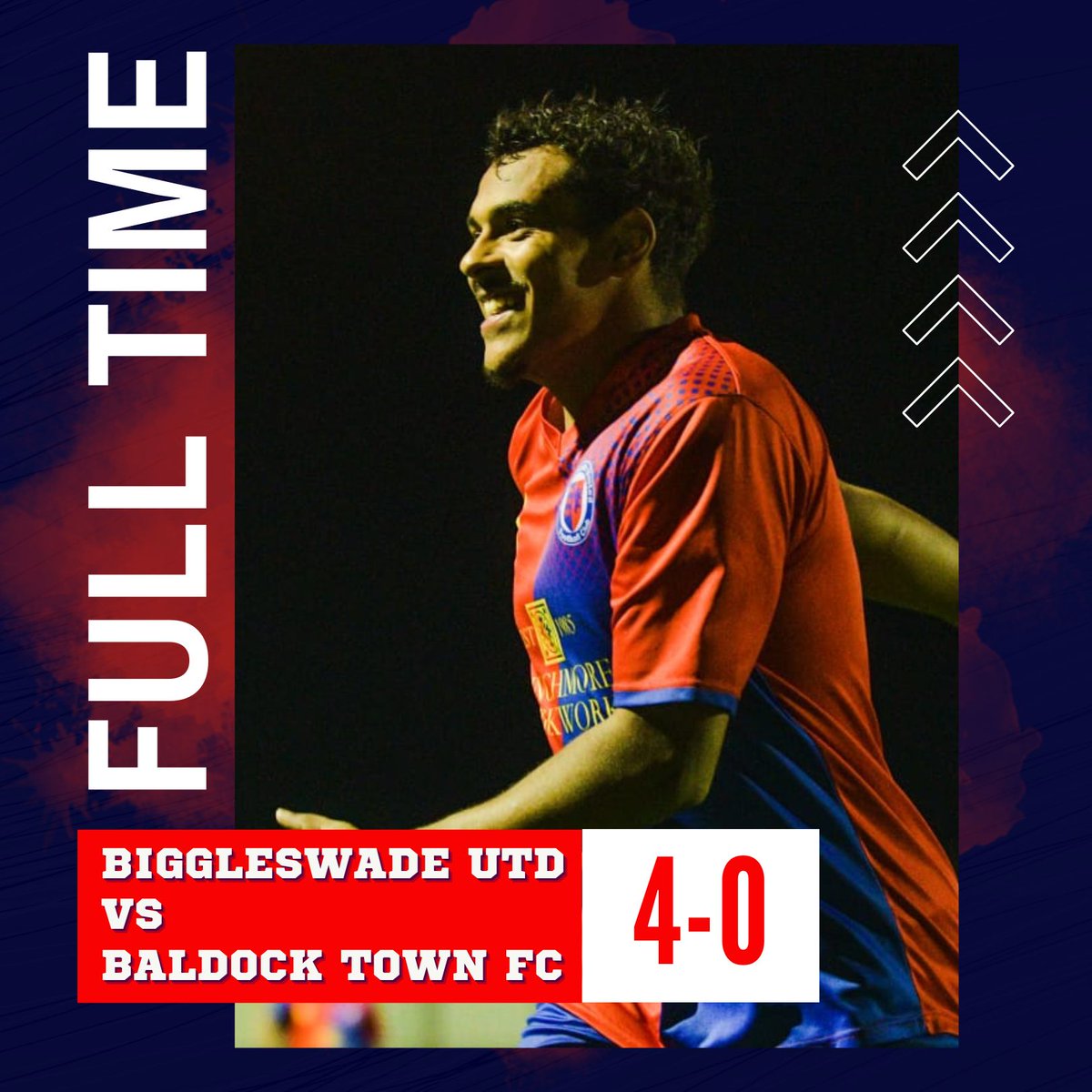 Biggleswadeutd's tweet photo. 🔴 Full Time 🔵
#BUFC 4-0 @baldocktownfc
Brilliant performance. Clinical in front of the goal. Clean sheet. 3 points! 💪
Another win in the league and 4 wins in all competitions! Let's keep that momentum going and take it to this weekend! ⚽️
@SpartanSMFL
📸 @CosminIftode https://t.co/CUa5TtR3qQ