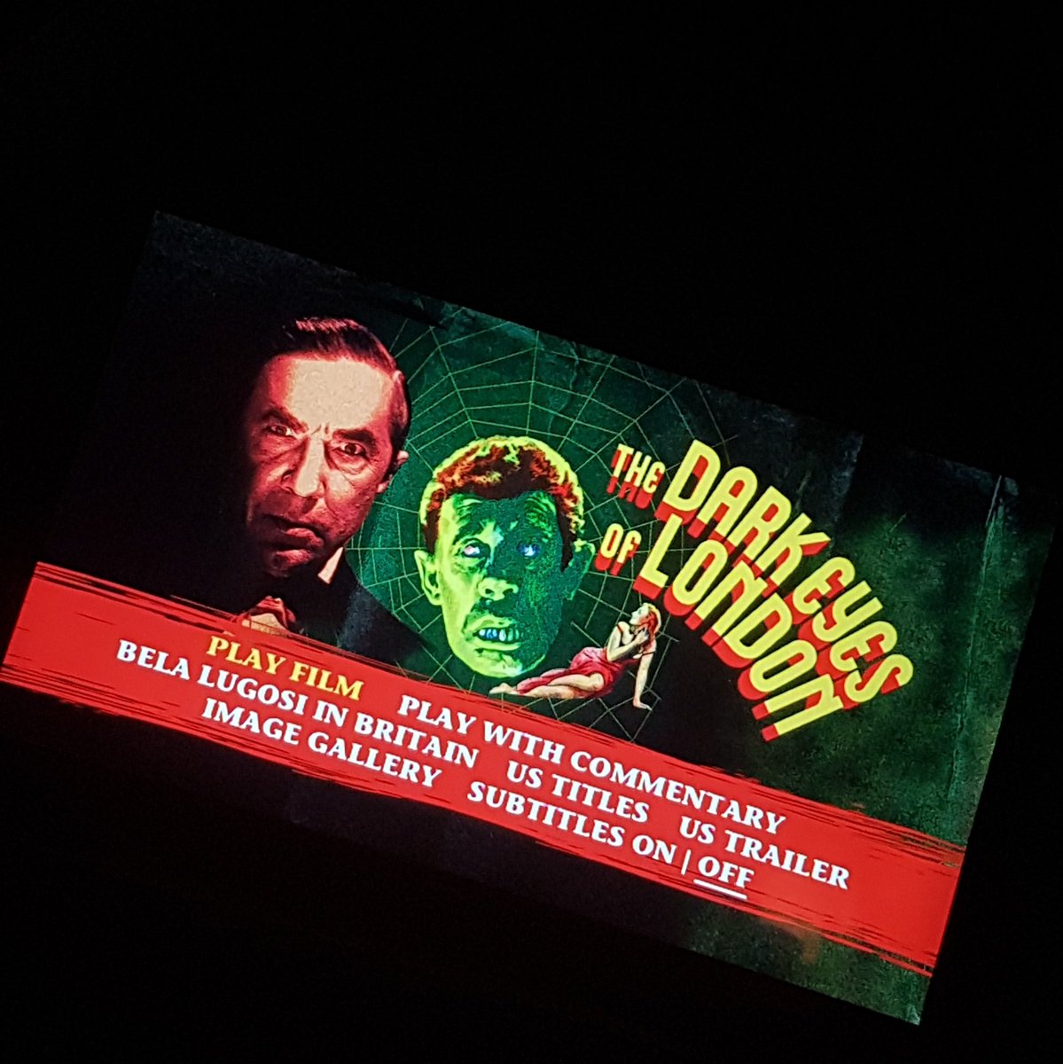 Th3PurpleDon's tweet photo. NW: #TheDarkEyesOfLondon (1939) dir. #WalterSummers 

Starring: #BelaLugosi #HughWilliams #GretaGynt https://t.co/9HgQNiBHGI