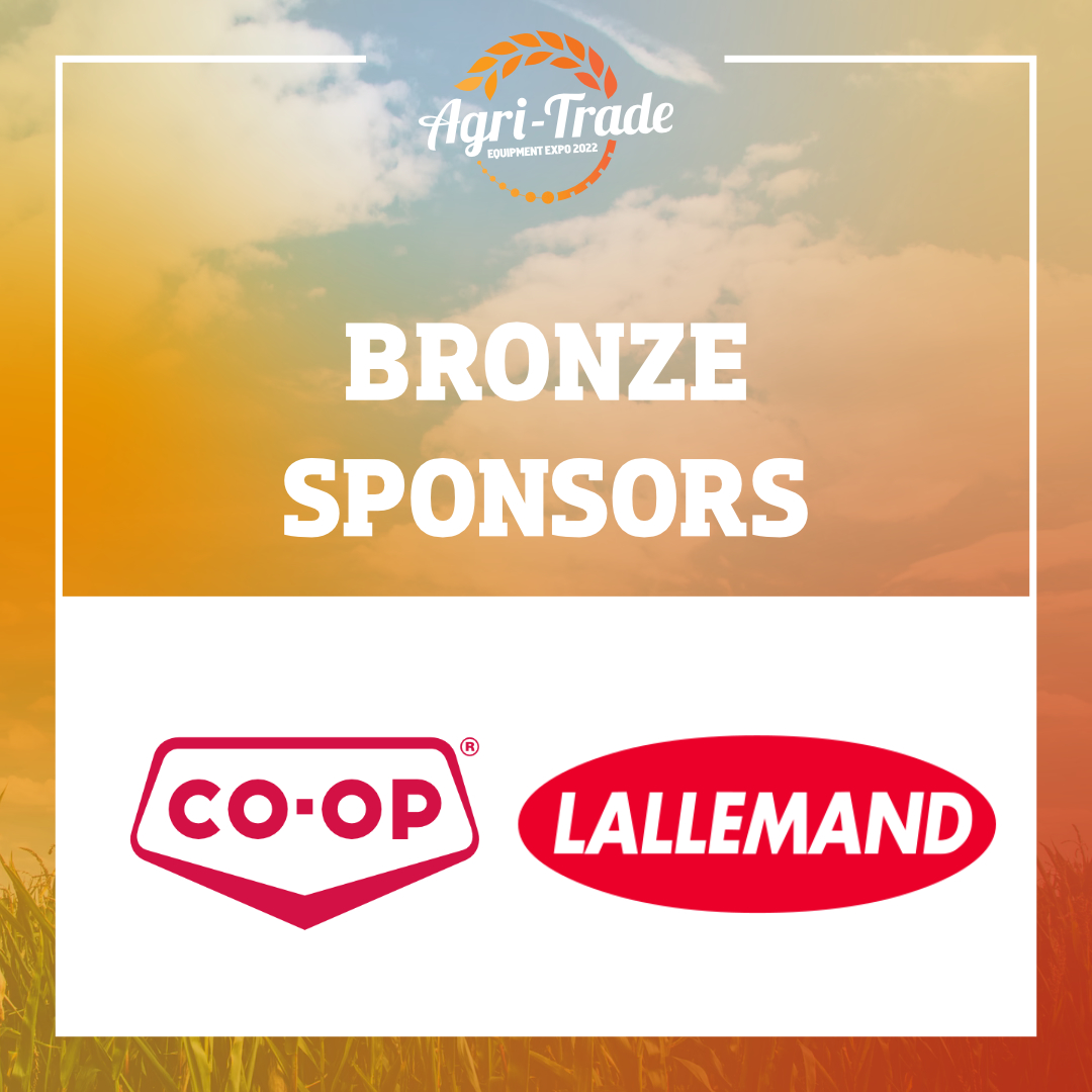 agritradetoday's tweet photo. Today's sponsor shoutout goes to @LallemandPlant &amp; @CoopCRS A huge thank you to these two wonderful organizations for their decision to help bring the Agricultural community together this November as Bronze Sponsors for #AgriTrade22!

#CdnFarming #CdnAg #FarmShow #RightShow https://t.co/A61YE2CIlT