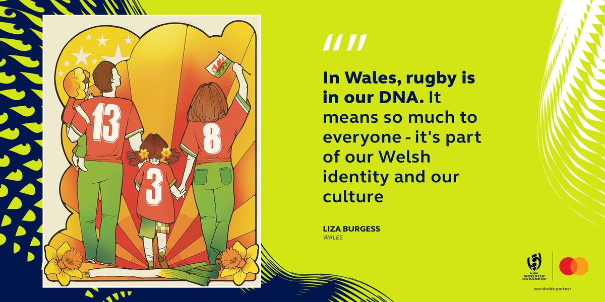 @RugbyWorldCup 2021 is stacked with talent! We teamed up with local female artists from each country to capture what women’s rugby means to them in our Rugby World Cup Icons series! Check out the first featured countries: New Zealand, Australia, Wales, Scotland