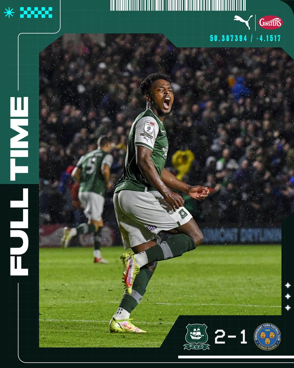 ⏰ Full-time at Home Park.

#pafc