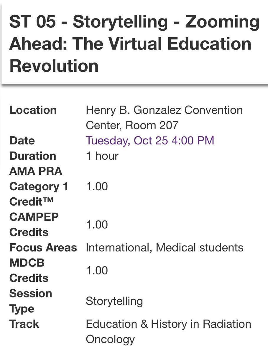 RadOncVVPN's tweet photo. Happening in 20 minutes- the Virtual Education Revolution at #ASTRO22 I can’t think of anywhere I’d rather be at 4pm on a Tuesday than with @LauraDoverMD @jennamkahn @ErinGillespieMD @XRT_GabrielleWP @d_golden and Malcolm Mattes https://t.co/8OnDPzi5st