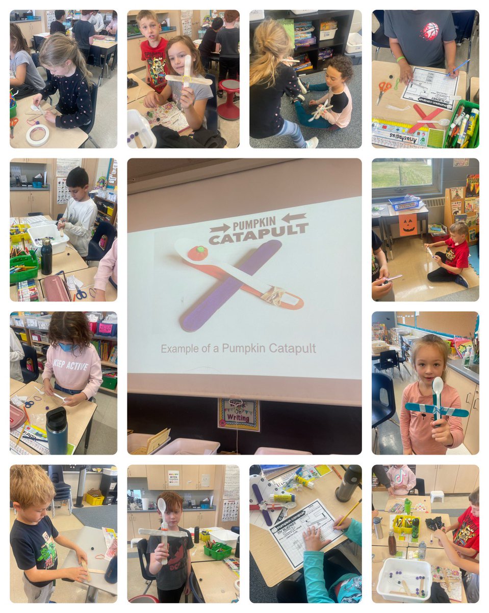 reiveroom203's tweet photo. Todays STEM challenge was to make Halloween Catapults! The students loved this activity and were super engaged in their learning. Way to go grade 2’s and 3’s. @jmcdougaldps https://t.co/zeSSAud1gQ