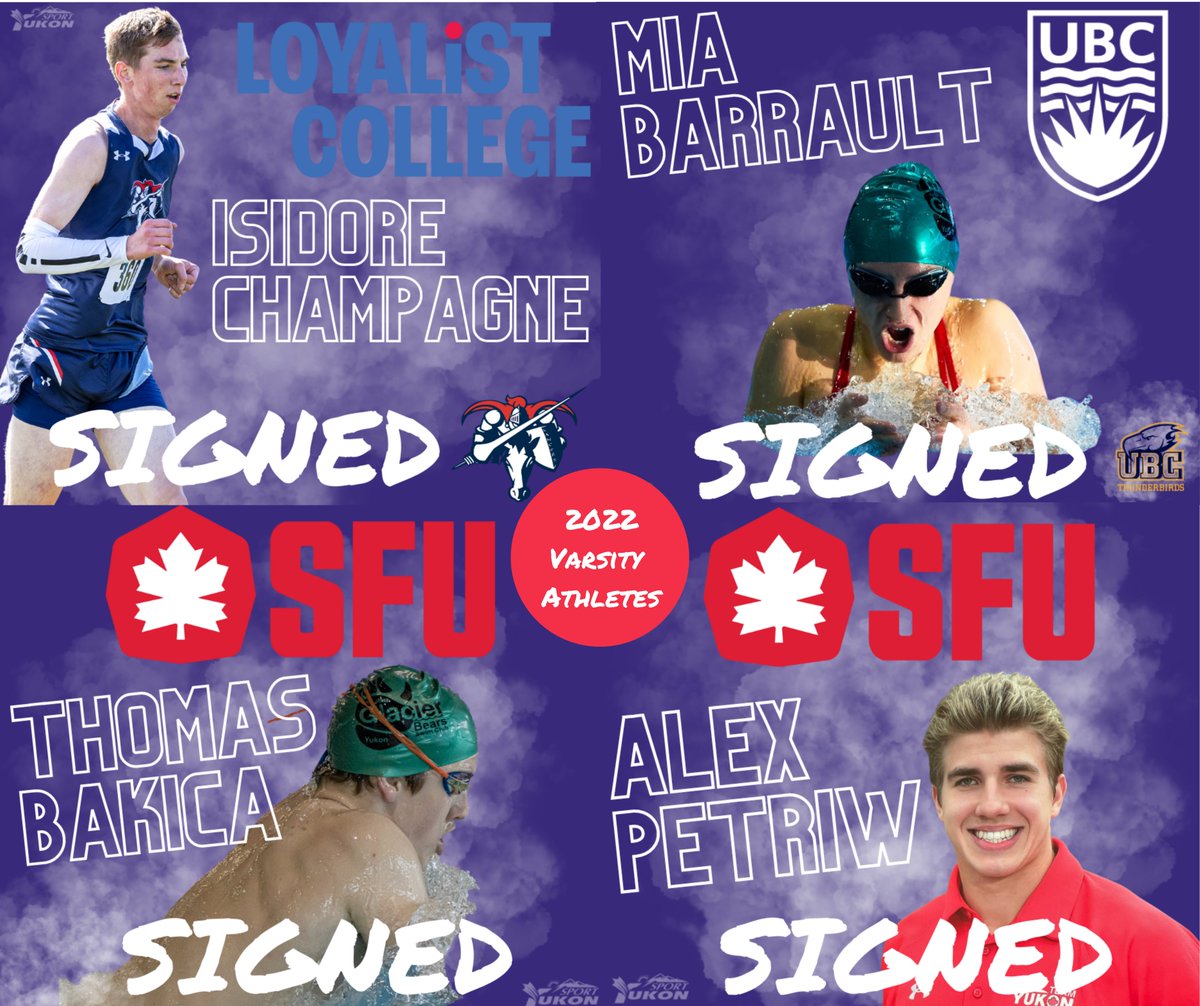 Congratulations to all the athletes who signed with post-secondary varsity teams this fall. 

sportyukon.com/sport-yukon-ce…