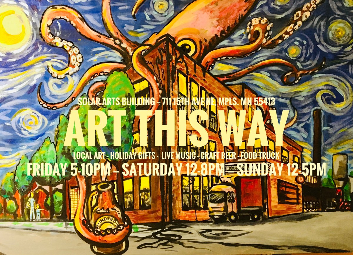 SolarArtsBuild's tweet image. Art This Way —&amp;gt; Nov. 4-6 #FallOpenStudios
