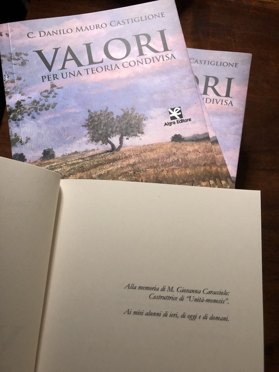 DaniloCastigli2's tweet photo. …in uscita #valori #algraeditore #danilomaurocastiglione https://t.co/mTVwgpYdoU
