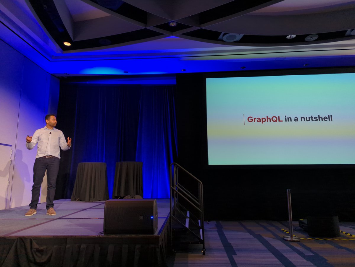 Tejas talking about scaling GraphQL at Netflix! #QConSF