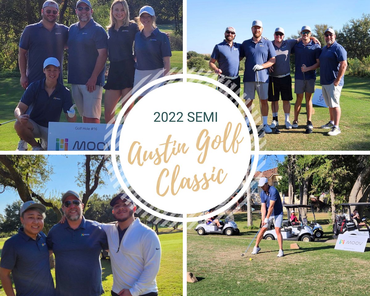 @Moov Technologies Inc. would like to thank @SEMI for hosting us at the Austin Golf Classic. And a big thank you to everyone who attended Moov's networking event, we look forward to working with you to make buying and selling used semiconductor equipment easy, fast, and reliable.