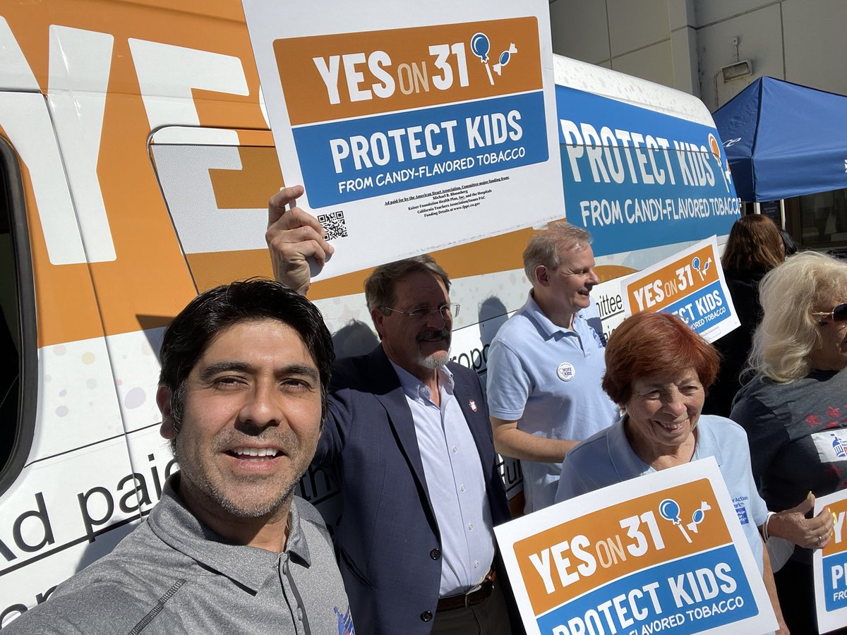 Let’s prevent more cancer related deaths. <a href="/YesProtectKids/">YES on 31: Protect California Kids</a> on Prop 31 by November 8th! <a href="/ACSCANCA/">ACS CAN California</a> <a href="/ACSCAN/">American Cancer Society Cancer Action Network</a>