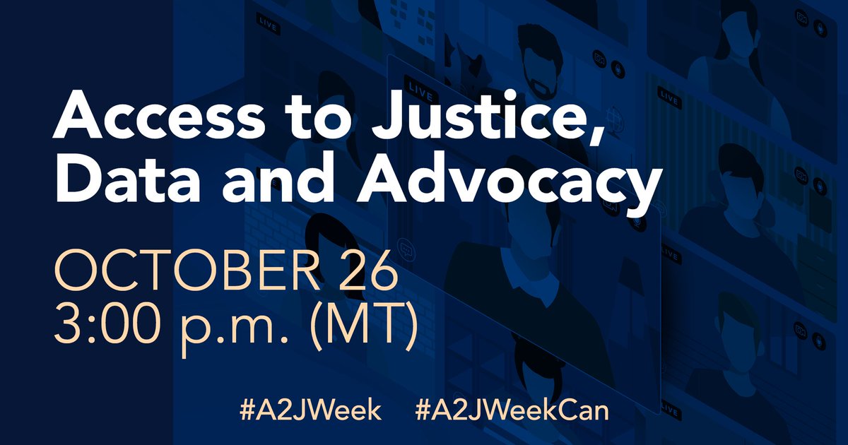 CBAAlberta's tweet photo. Last year during #A2JWeekCan, we released our research on the benefits of increasing investment in Alberta’s justice system, and tomorrow we revisit that research and discuss what has been done and how the CBA uses advocacy to improve access to justice. ⬇️ https://t.co/9gfCdxoUMT