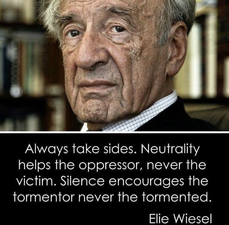 elliotsteinmetz's tweet photo. I don’t need those who are uncomfortable to call out antisemites for PR purposes. If you’re silent about hate, you’re complicit.

You don’t need to pretend for us. 

Just know and understand if you don’t stand up, you stood down. https://t.co/BgQ9ng6USe