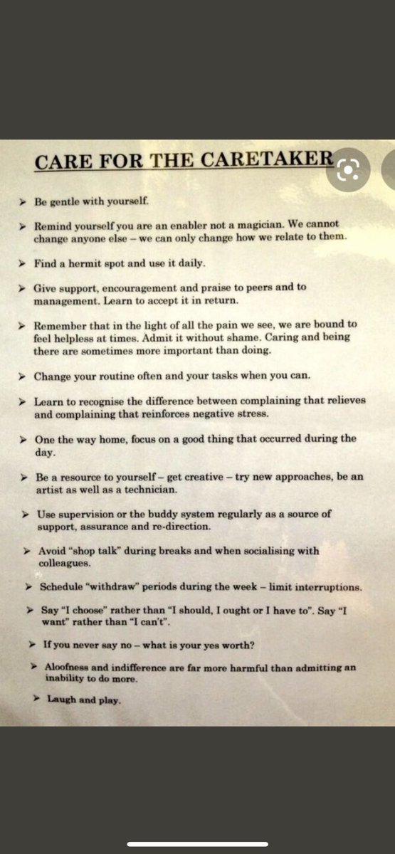 MrsBiggs3's tweet photo. Since last week’s wobble as a new matron,
❤️☕️ with a CCN matron
❤️wisdom from @datt_colette ❤️
❤️a saved post ⬇️ shared by @KathEvans2
❤️how incredibly committed our teams of CYP are @NorthMidNHS
❤️belly laugh park walk with a friend
❤️ #nursessupportnurses
❤️journaling 🖋 https://t.co/yE2WIlh7ac