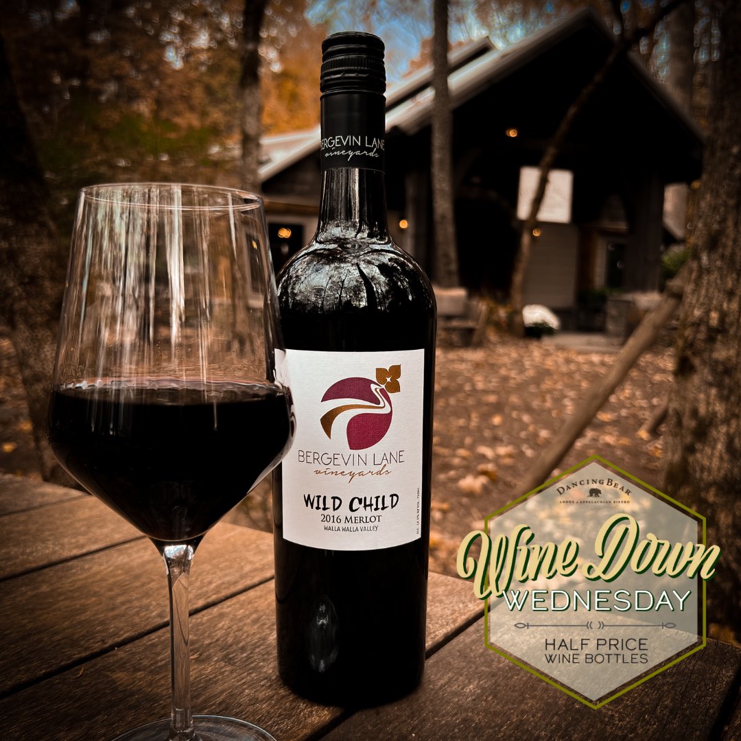 Tomorrow is Winesday at the Bistro! Every Wednesday, we feature a list of select half price wines for you to enjoy with your meal.

Call us today to make your reservation at (865)448-6000 or book online at dancingbearlodge.com/dining/reserva…
