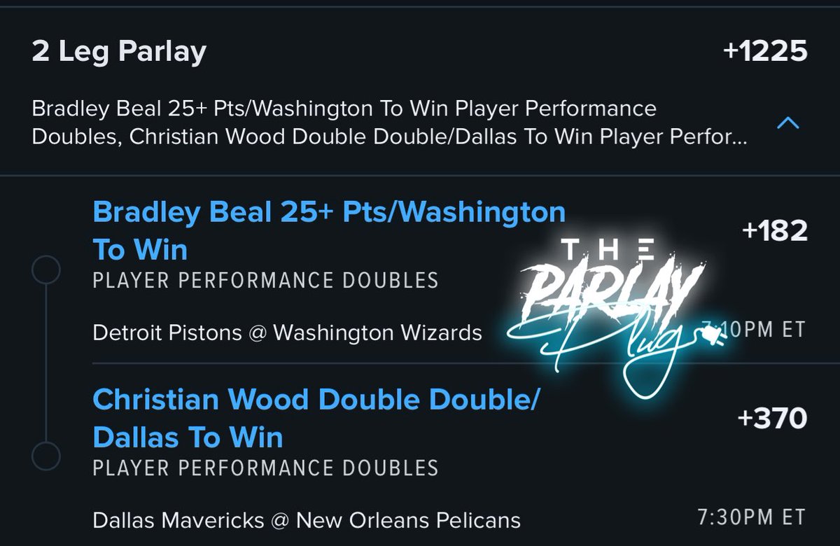 TheParlayPlug's tweet photo. 💥BOOOM💥
🏀2 LEG +1225 PARLAY!

🤑let’s cash this one and BETTER yet if it hits I’ll be giving out 1 MONTH VIP ACCESS and $50!😏👏

All you have to do is LIKE/RT this post to be eligible🤝
#GambingTwitter https://t.co/AiBpnYdfYP