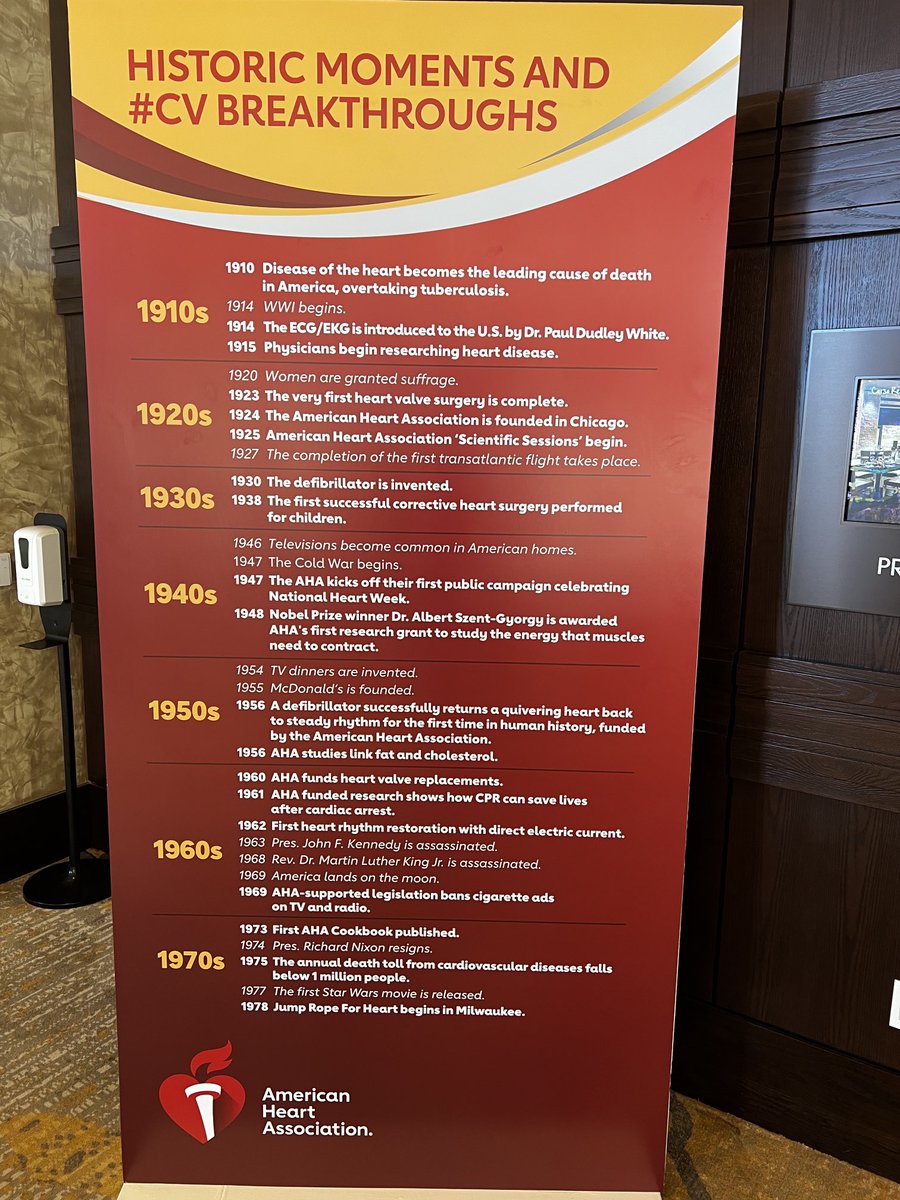dmljmd's tweet photo. @American_Heart ‘s first century…
What will our #secondcentury look like?
Imagining #AHANEXT100 today! https://t.co/pXXgxkE1fN