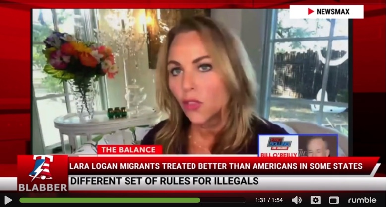 Whoa, South African immigrant and former 60 Minutes correspondent Lara Logan lashes out at immigrants on Newsmax, states '[God] knows that open borders are Satan's way of taking over the world.'