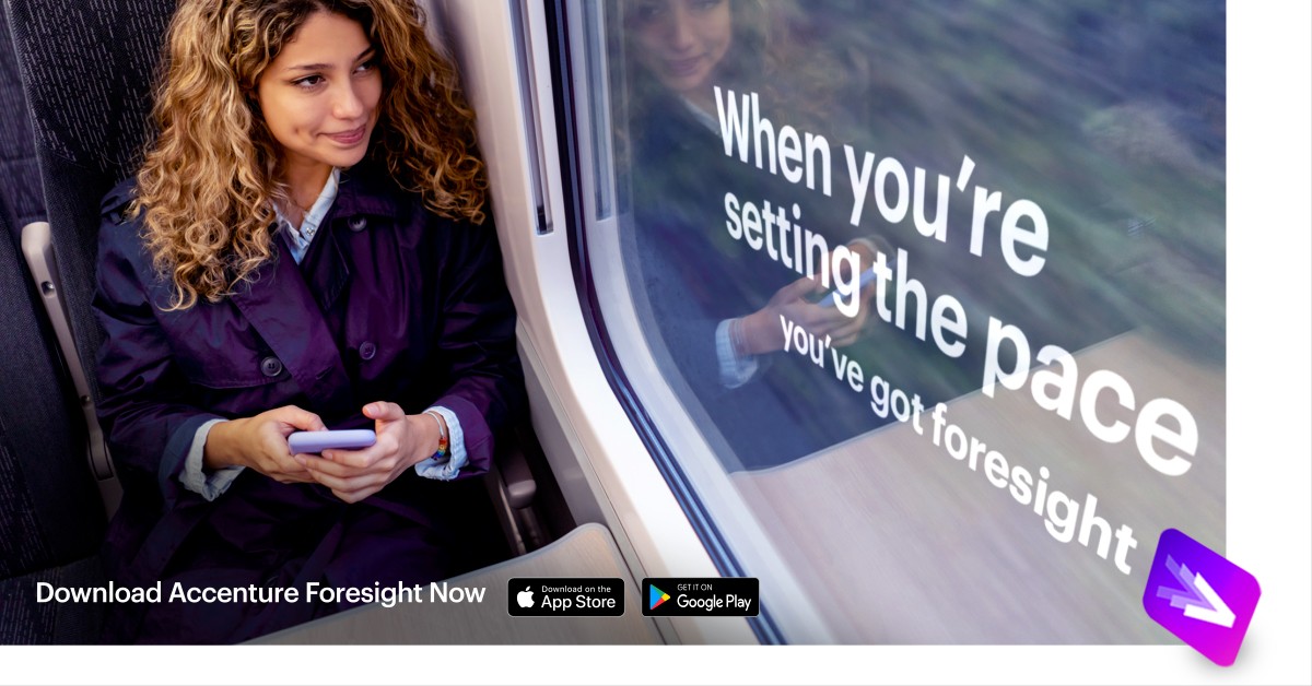 dmontymorg's tweet photo. Whether you’re at home or on the go, our new app Accenture Foresight has you covered. Read, watch, or listen to our award-winning business &amp; technology content in the format that best suits you. Download for free now: https://t.co/DmejXuviCn https://t.co/CjJEGIC0SO