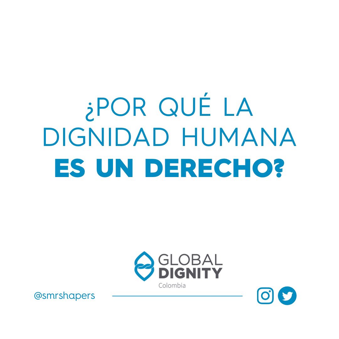La dignidad es un principio base para la creación de una sociedad, toda vez que, este derecho busca garantizar que todas las personas seamos respetadas y valoradas.

💙#GlobalDignityMonth 🧵
