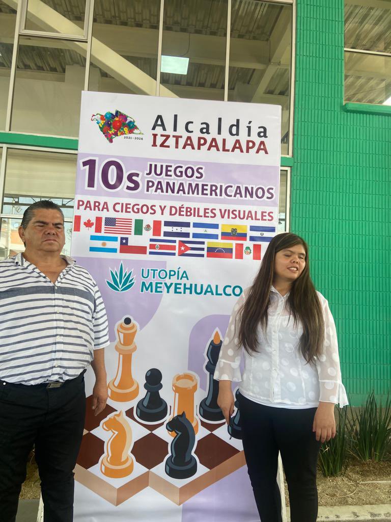 CronicaPCD's tweet photo. En la Red, apoyamos e impulsamos el deporte adaptado. El día de ayer  estuvimos presentes en la  inauguración de los X juegos panamericanos de ajedrez para ciegos y débiles visuales 2022.  Que se celebran  en la ciudad de México.  #DiscapacidadConOrgullo https://t.co/1G2eSRKOFe
