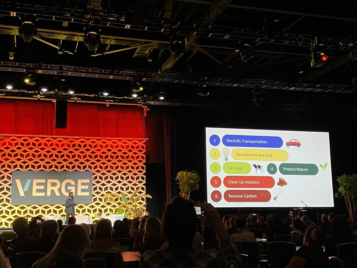 futerra's tweet photo. What a treat to hear @rypan speak at #VERGE22 Appreciating the human language ‘we need to teat our soil with a lot more respect and remove the stubborn carbon’ #speedandScale https://t.co/8y9MCFefCu