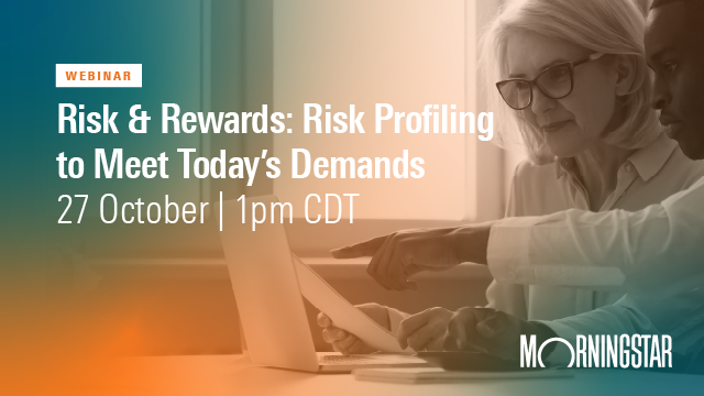 MorningstarInc's tweet photo. In an age of uncertainty, is your risk analysis effective? Join our webinar, Thursday October 27th:  https://t.co/klM9a4YQ0M #riskanalysis #riskprofiling https://t.co/vnTkJnK4v8