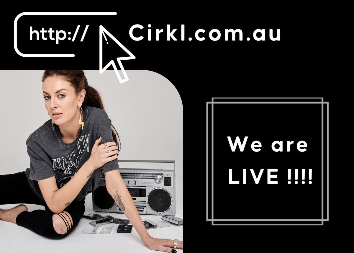 CirkltheLabel's tweet photo. Hip Hip Hooray!!!! https://t.co/sDQuT2fFxF is LIVE 
You little beauty xo 
www https://t.co/sDQuT2fFxF | @CirklTheLabel

#Cirkl #Statementaccessories #glamrockstyle https://t.co/TpNOMnOJMP