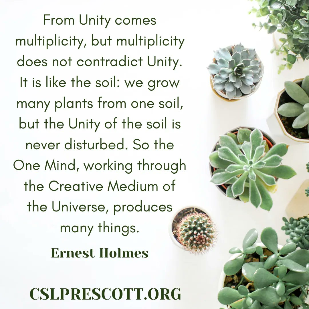CSLPrescott's tweet photo. From Unity comes multiplicity, but multiplicity does not contradict Unity. It is like the soil: we grow many plants from one soil, but the Unity of the soil is never disturbed. So the One Mind, working through the Creative Medium of the Universe, produces many things. https://t.co/wXYh9ZwWpB
