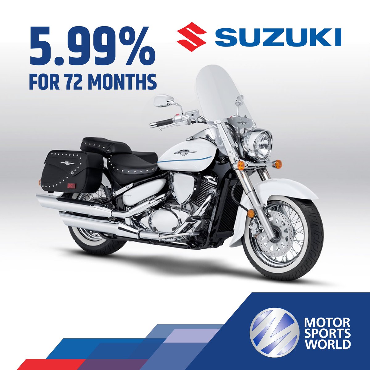 MSW_Ottawa's tweet photo. High Interest rates got you down? With interest rates going up, here is a real deal, 5.99% fixed rate for 72 Months (oac) All in stock 2022 Suzuki Motorcycles. This could possibly be the best time to buy this year. #Suzuki #SuzukiMotorcycles 
https://t.co/NdmP7MunwC https://t.co/UCwPO6EOGx