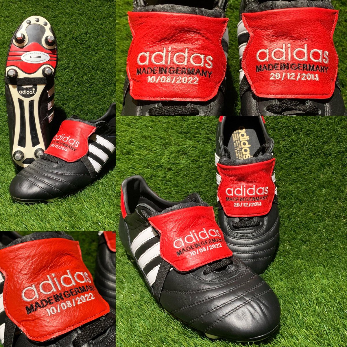 cupsandcopas's tweet photo. With all this talk of #adidaspredator today, I thought I’d share a recent creation. I’m not sure adidas ever needed the rubber stuff because these are great boots. #CupsandCopas #copamundial #adidasoriginals #predatoredge #footballboots #soccercleats #adidasfootball #footballnews https://t.co/5QwZsV4dvE