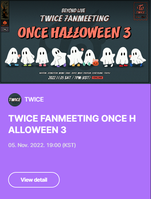 cielor_co's tweet photo. TWICE FANMEETING ONCE HALLOWEEN 3
•private live streaming
• price: ₱65
• 40 slots available
•dop: NOV 4, 11PM KST
-Telegram will be use, stream will be also recorded
•MOP- Gcash/ Bank Transfer
• when:  05. Nov. 2022. 19:00 (KST)
ORDER FORM: https://t.co/g8ONB9SUV3 https://t.co/TicQcl2GC8