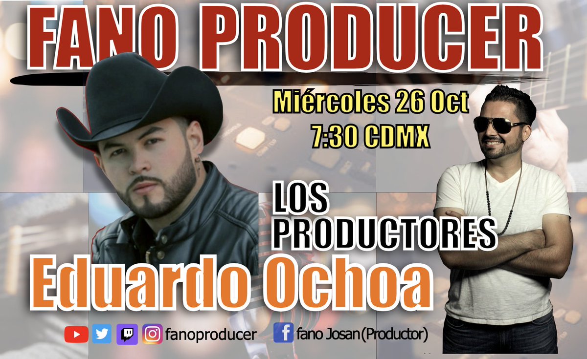 Mil Gracias! Más de 800 votos, impresionante! Los fans mandan!
REACCION ENVIVO MIERCOLES 7:30PM de CDMX
RT /// SUSCRIBETE/// Transmisión simultánea EN: 
YOUTUBE: 
youtu.be/bLXPeLXoFog
FACEBOOK: facebook.com/events/1268648… 
TWITCH: 
twitch.tv/FanoProducer
-FANS PARTICIPAN EN VIVO!