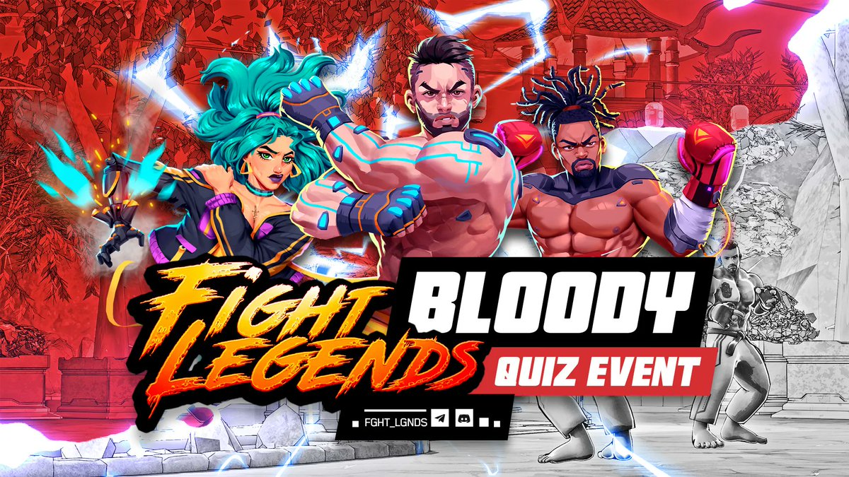 FightLegendsNFT's tweet photo. Are you a true #FightLegend? 

Showcase your knowledge in our 'Bloody Quiz'
Smash your opponents in our live quiz today &amp; win the $FIGHT

TOP 3 #FightFam will win 😱
🥇30 USDT $FIGHT
🥈20 USDT $FIGHT
🥉10 USDT $FIGHT

📍https://t.co/ThEzwTxJAj 
 📅26 Oct, 2 PM UTC https://t.co/o2xcoYAujX