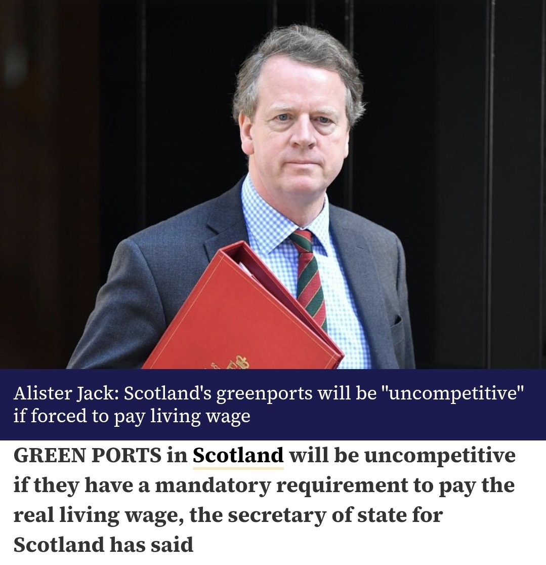Alister 'greenports will be uncompetitive if forced to pay the living wage' Jack is back. Nice. heraldscotland.com/politics/19625…