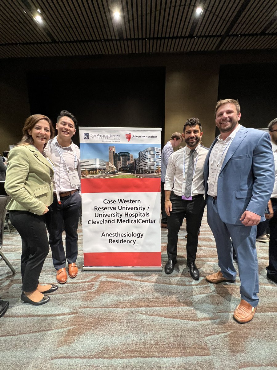 tarekelsh's tweet photo. Thank you @FAERanesthesia for the pick. It is refreshing to connect with excellent scholars - professors, residents, and students. Very proud of all our residents that made it out there and presented outstanding work. @UHAnesthesia @ASALifeline @CWRUSOM #uhanes #cwru https://t.co/ic9dRNgAZy
