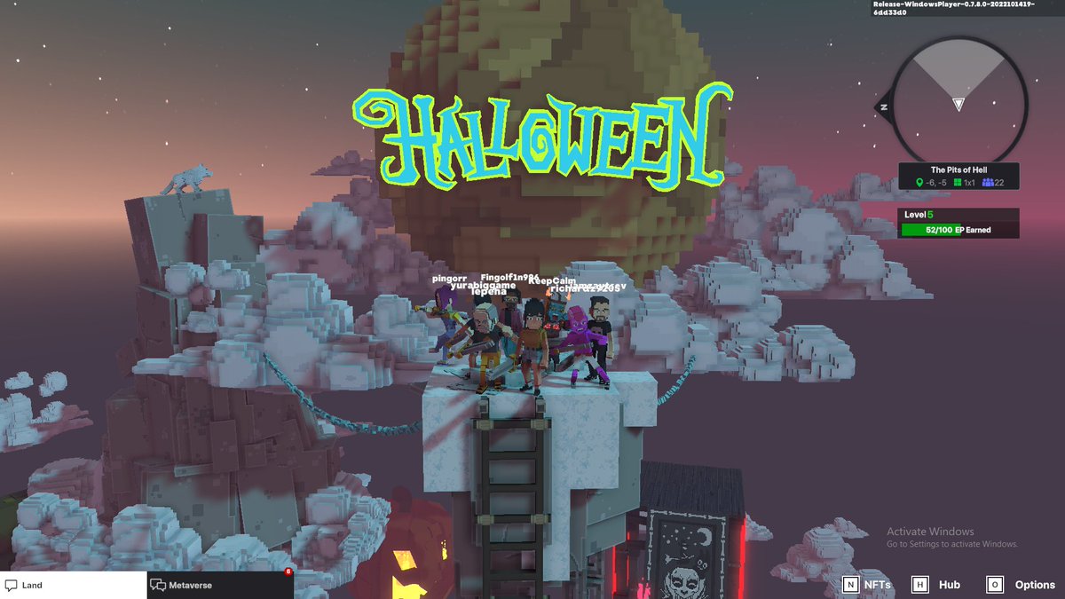 Lanumoff's tweet photo. @TheSandboxGame I just participated in The Sandbox Halloween Special Giveaway. Here is my screenshot at the Wold Diorama!
🌙👇 https://t.co/fTPzpsZbkW
