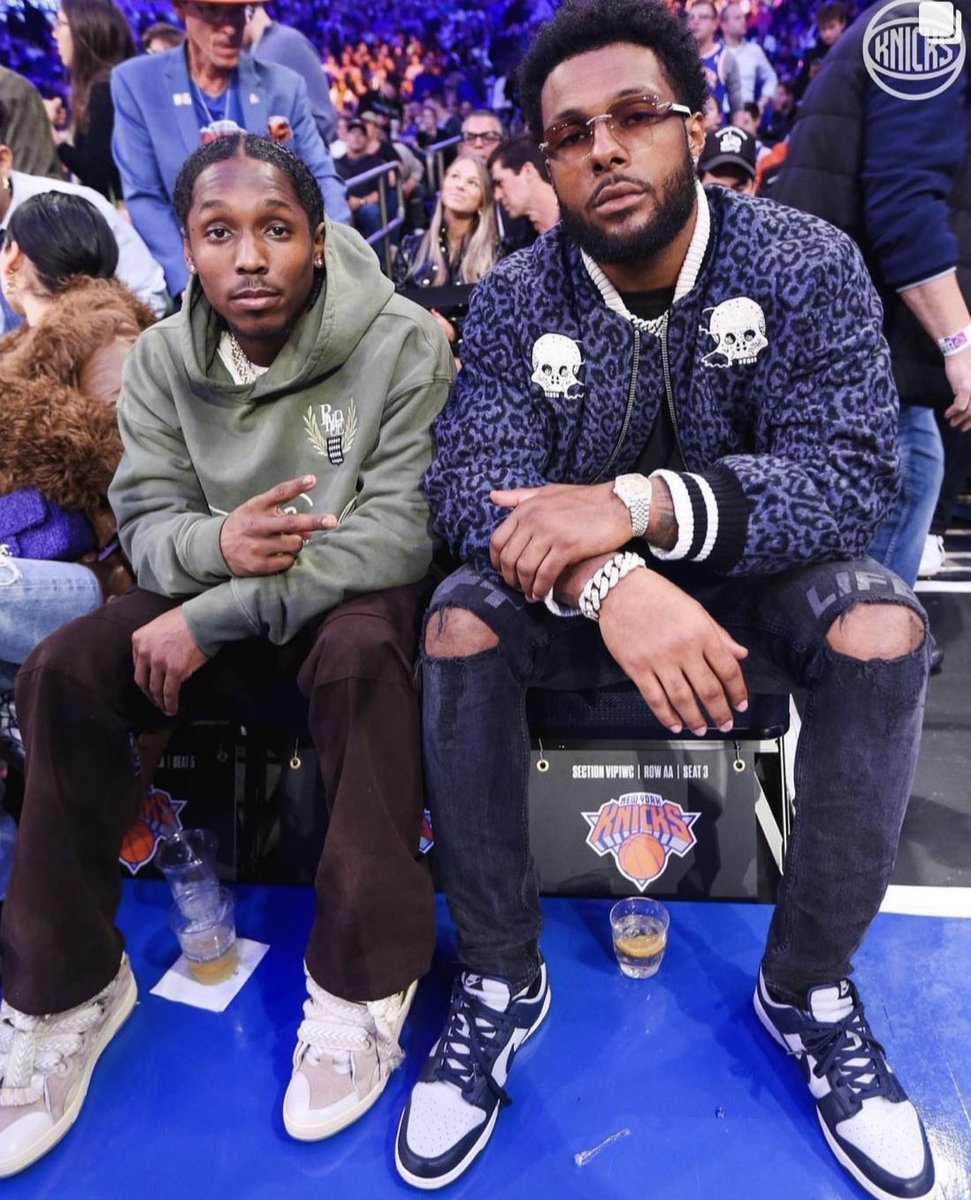 Alex Wilson on Twitter "Adoree and Kayvon at the Knicks game last night — looken sharp 🔥"