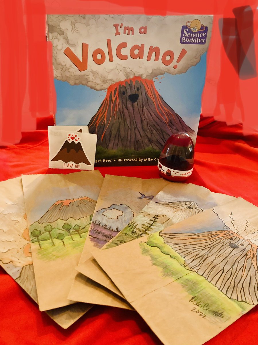 Bridget Heos (@bridgetheos) on Twitter photo Ready for a red hot #bookgiveaway?
Like and retweet to win:
-I’M A VOLCANO
-5 hand drawn 🌋 lunch bags by @Ciccotello
-🌋quiet toy
-I Lava You stickers
Teachers: comment that you are a teacher for an extra entry!
<a href="/randomhousekids/">Random House Children's Books</a> Ready for a red hot #bookgiveaway?
Like and retweet to win:
-I’M A VOLCANO
-5 hand drawn 🌋 lunch bags by @Ciccotello
-🌋quiet toy
-I Lava You stickers
Teachers: comment that you are a teacher for an extra entry!
<a href="/randomhousekids/">Random House Children's Books</a>
