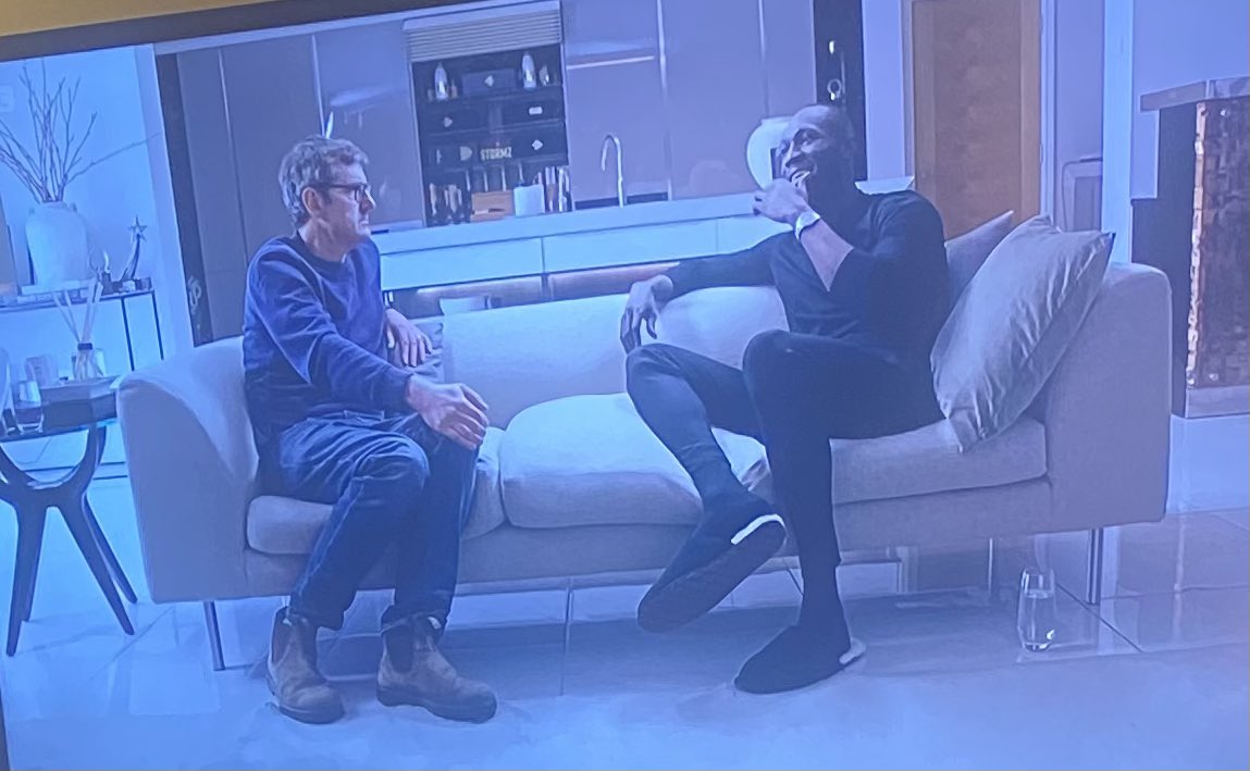 Savvy_Catherine's tweet photo. Stormzy 💯 approved as potential son in law material this evening - slippers in the house, goes to church and wants to do Easter egg hunts what more could we want ? https://t.co/MygfzYgx2T