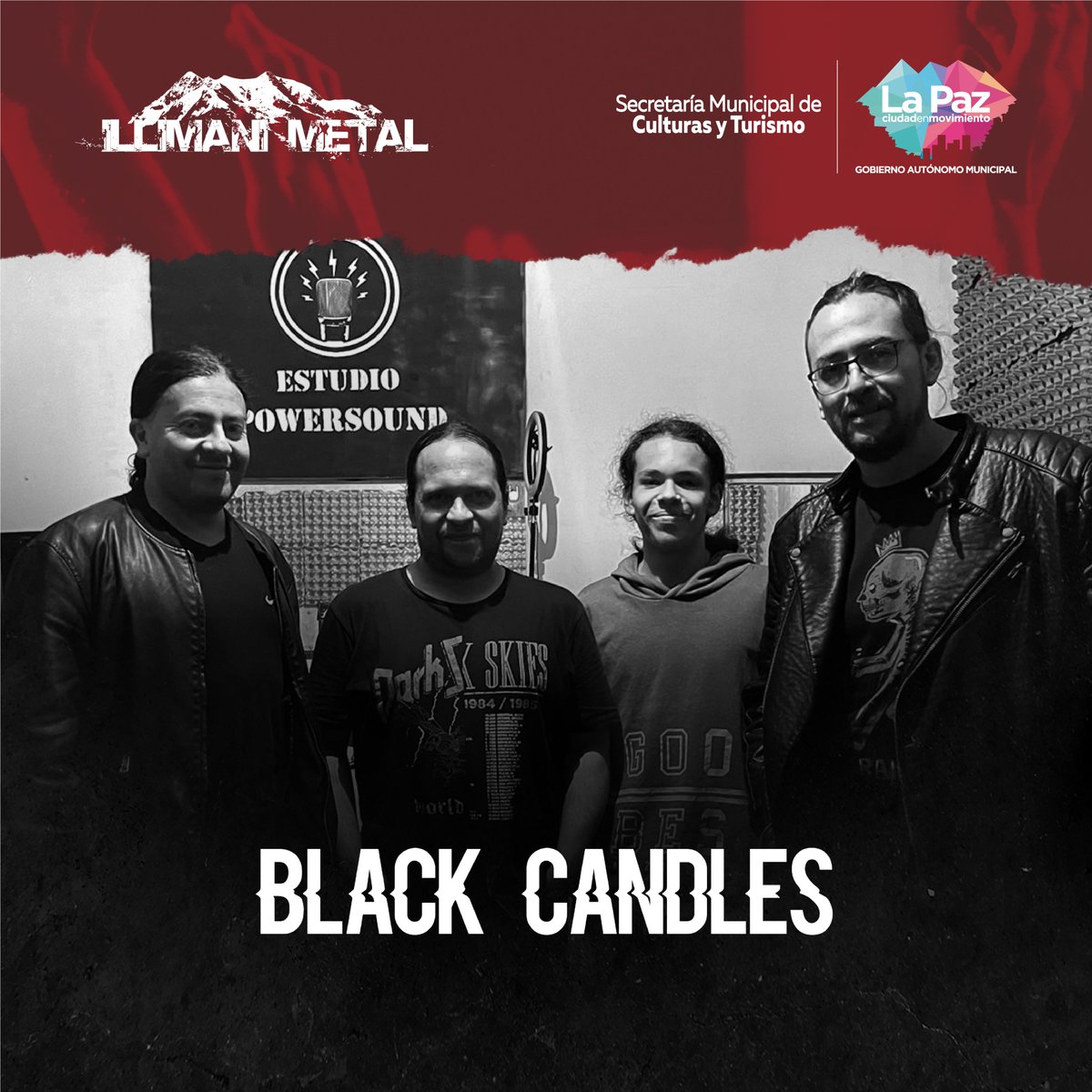 illimanimetal's tweet photo. Conoce a las bandas invitadas: Black Candles de la ciudad de La Paz

30 de Octubre | 4 PM | Cine Teatro Municipal 6 de Agosto | Entrada Libre

\m/Apoyando al #metalboliviano desde 2008\m/
#IMF2022 #illimanimetal #metalescultura #metalconaltura https://t.co/hjY04KCTDu