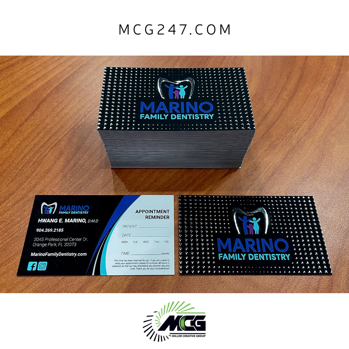 MCG247JAX's tweet photo. Business cards for Marino Family Dentistry
.
#mcg #millercreativegroup #mcg247 #unusuallycustom #custom #branding #graphics #jax #florida #jacksonville #design #print #printing #mcg247jax #marinofamilydentistry #smallbusiness #businesscards #businesscard #marketing #promotional https://t.co/idyckvLBFY