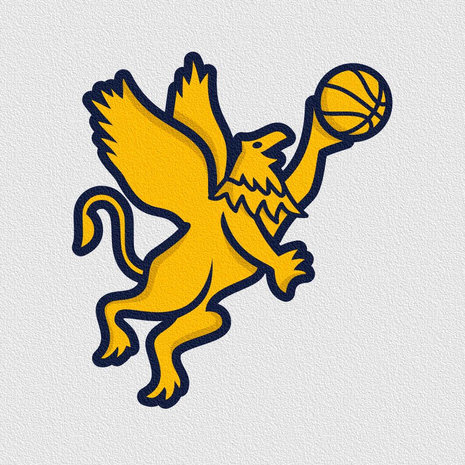 SBUnfurled's tweet photo. Do I see @Griffs_MBB using an awesome retro logo now? I had to clean this beauty up a bit. 10/10, please use 24/7. #Little3 https://t.co/cNpFrir84i