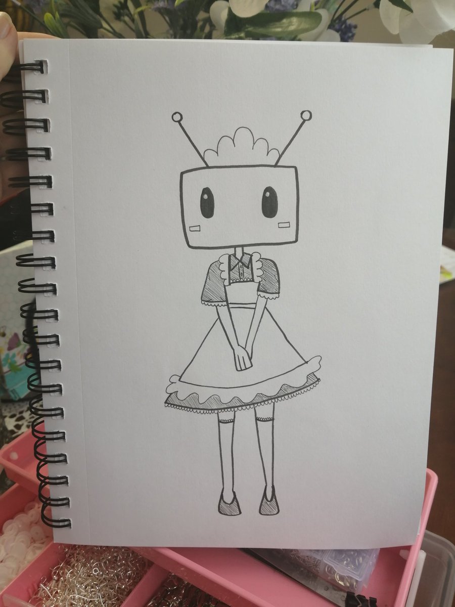 BasilHotkins's tweet image. #CuteGirltober2022 Day 25: #RobotMaid

[ unnamed | OC ]

🤖