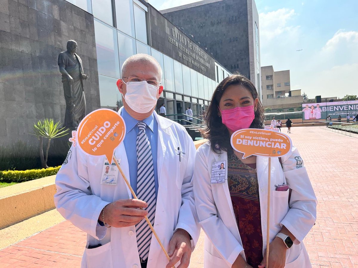 Tu_IMSS_CDMXSur's tweet photo. #EnLoVirtual💻📱todas y todos #IgualesEnDerechos. Como cada 25 📆 en el #IMSSCDMXSur nos sumamos al #DíaNaranja🧡 este mes en pro de la Ley Olimpia.
#IMSSySNTSSvsViolencia https://t.co/AjAqa7rEN4