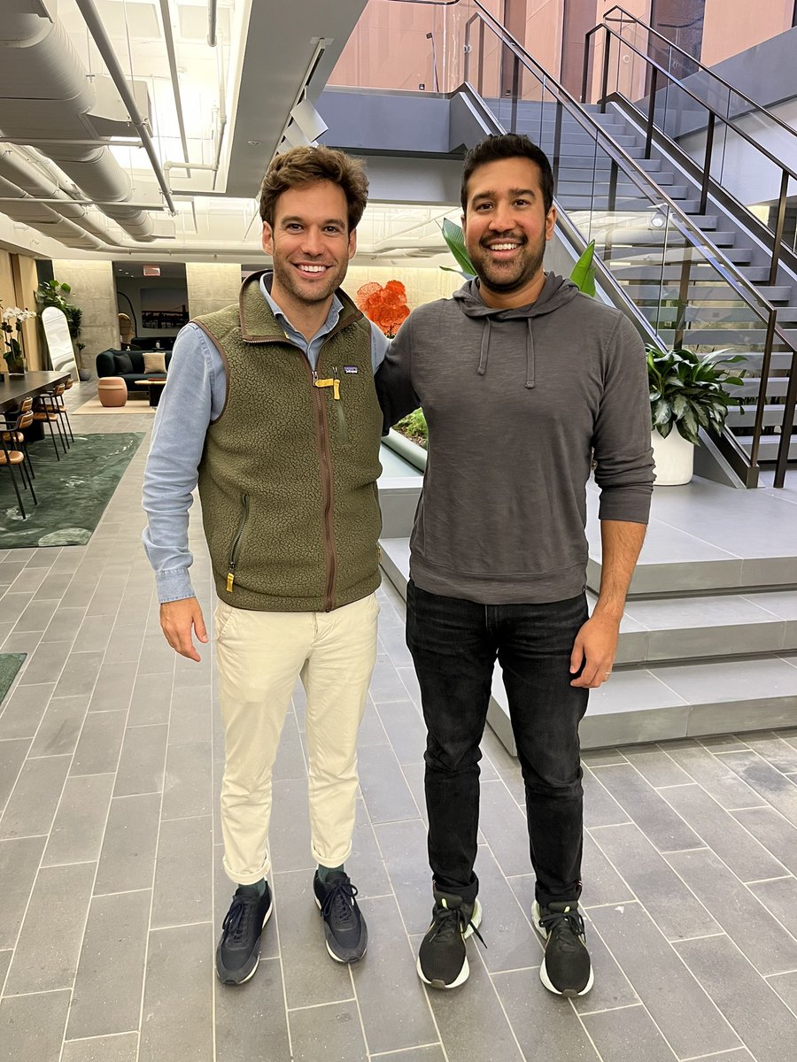 So cool to catch-up with <a href="/SachinKamdar/">Sachin Kamdar</a>, Co-founder at <a href="/parsely/">Parse.ly</a>, it was sold to <a href="/automattic/">Automattic</a>. 

Had the pleasure to work with him a few years ago 💪🏻

Today I shared with him the vision of <a href="/MinimumRun/">SSTIL AGENCY</a> <a href="/mendesaltaren/">mendesaltaren</a> <a href="/nocodehackers/">NocodeHackers</a> <a href="/Polyflow_/">Polyflow - Translate your Webflow site 🌎</a> and our goal to work more in the 🇺🇸