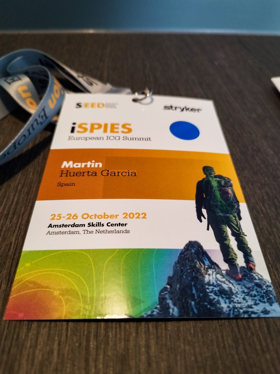 MartinHuerta96's tweet photo. Glad to have the opportunity to attend to the 2022 European ICG Summit in Amsterdam!! Thank you @StrykerEndo @GavaraGomez @epr82 @vallhebron #ispies https://t.co/7H9fxZ7MfM