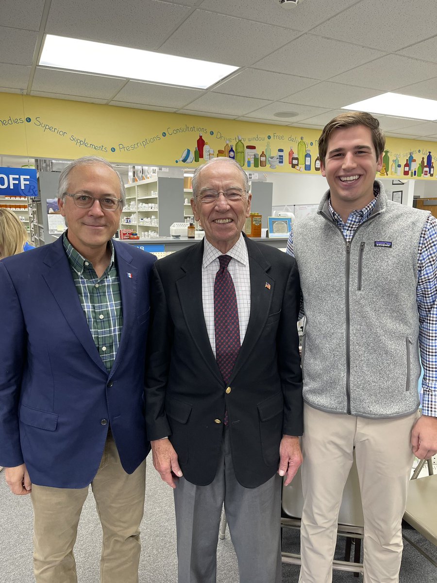 CarterNordman's tweet photo. The Senator we need is the Senator we’ve got! #GrassleyWorks https://t.co/juOR3B7v91