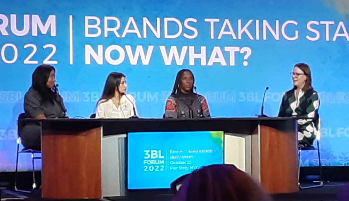 Giving voice to the many ways to show up at work, Crystal Barnes, SVP CSR and ESG <a href="/paramountco/">Paramount</a> conveys it's all of our responsibilities -- it's a shared journey.  Moderated by  Sara Adams <a href="/CECPtweets/">CECP</a> #BrandsTakingStands @3BLMedia