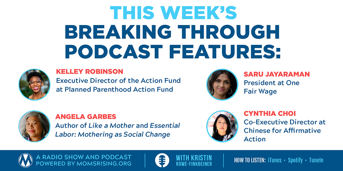 Listen to this week's #BreakingThrough episode #RestoreRoe, #RaiseTheWage, #MomsArePowerful, and #StopAAPIHate via @Spotify now moms.ly/3N5r7qu & Make a plan to vote on — or before — November 8th!